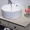 Nantucket Sinks Round White Vessel Sink With Overflow NSV213 - alternate 7